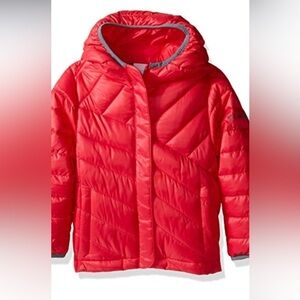 Columbia Girls' Powder Lite Red  Puffer Jacket with Hood  Size XL (18/20)